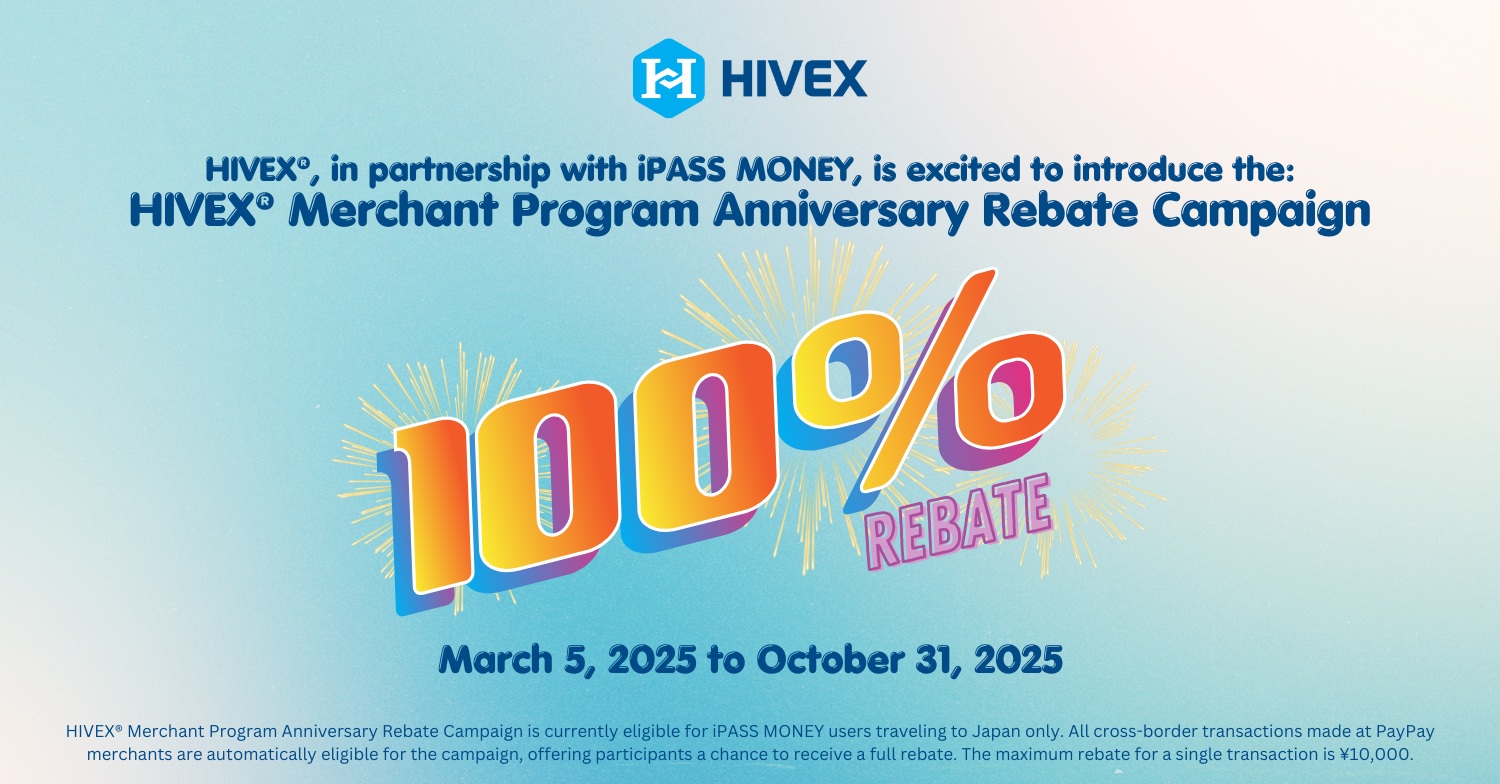 TBCASoft created the HIVEX Merchant Program to increase consumer awareness about how HIVEX makes their cross-border transactions easier, more enjoyable and secure. For the first campaign, TBCASoft has partnered with iPASS Money, the popular smart card in Taiwan